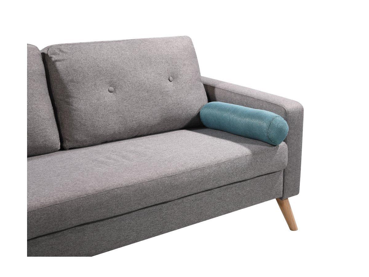 Vente-unique Couchgarnitur Stoff 3+2 TATUM  