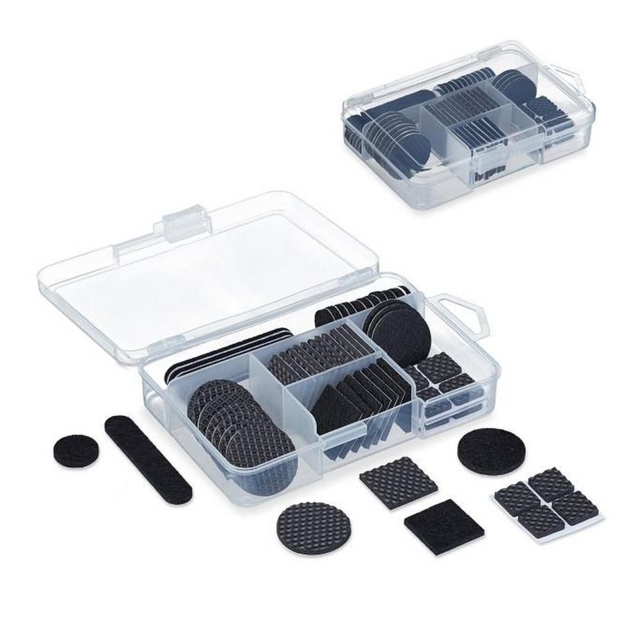 B2X  Möbelgleiter aus Filz und EVA 136er-Pack 