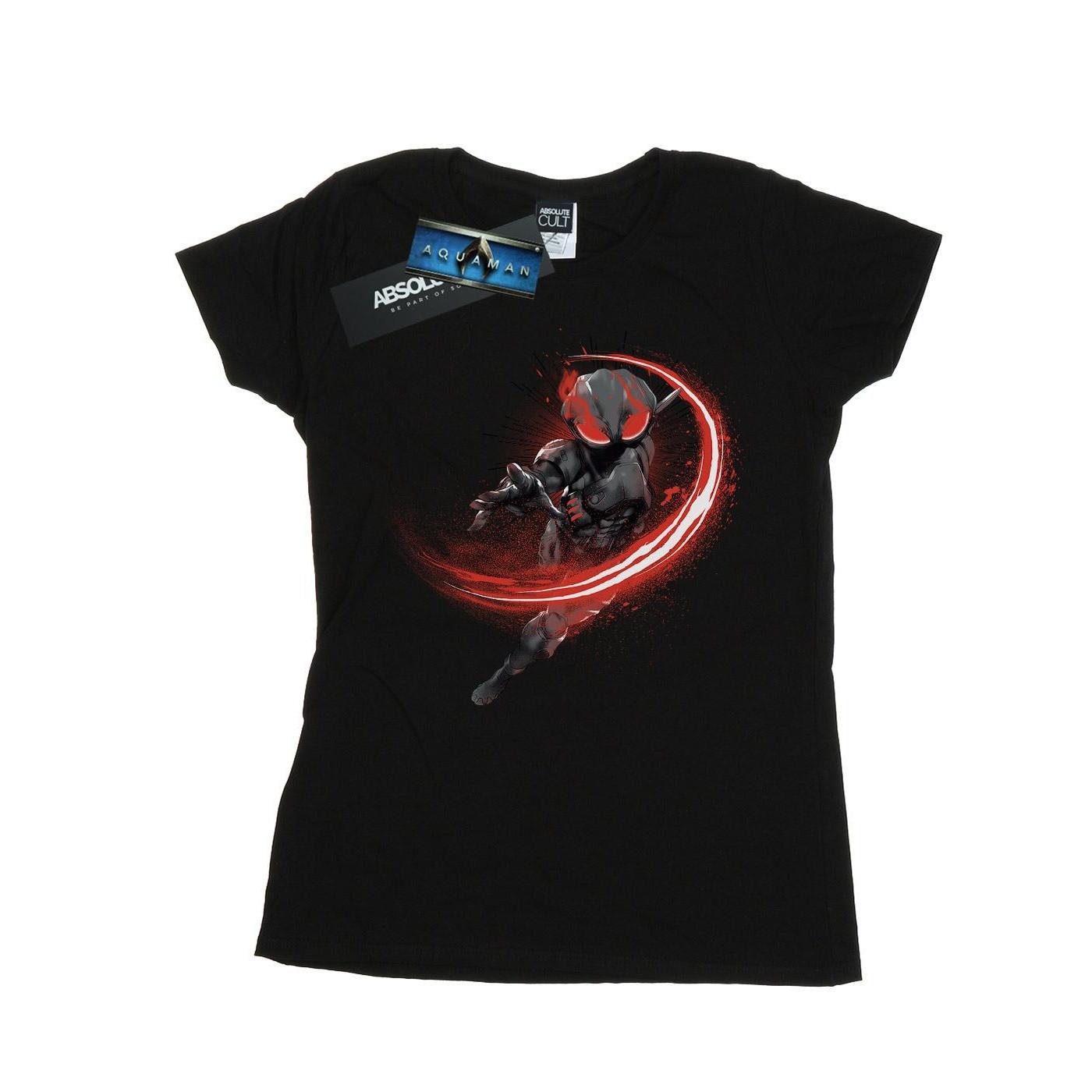 Image of Aquaman Black Manta Flash Tshirt Damen Schwarz S