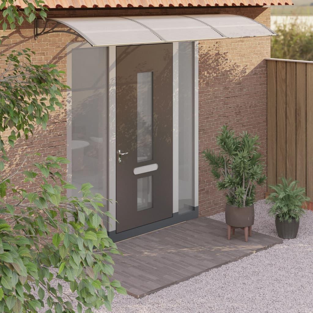 VidaXL Auvent de porte polycarbonate  