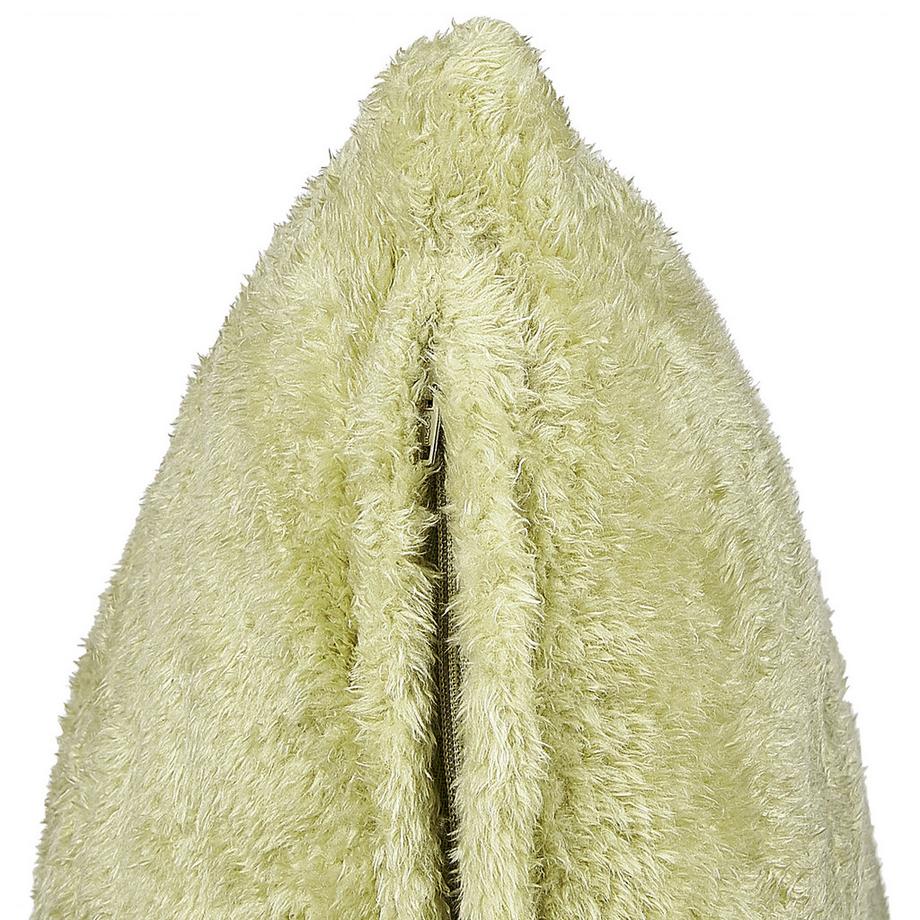 Beliani Lot de 2 coussins décoratifs en Fourrure synthétique  PILEA  