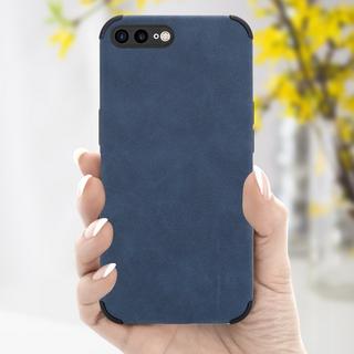 Cadorabo  Hülle für Apple iPhone 7 PLUS  7S PLUS  8 PLUS mit Kunst-Wildleder Rückseite 