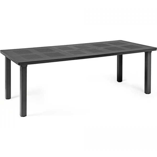 NARDI outdoor Table de jardin extensible Libeccio anthracite 160  