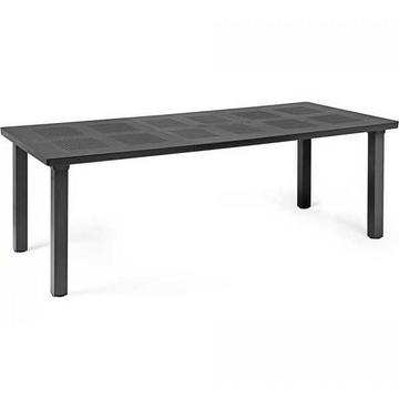 Table de jardin extensible Libeccio anthracite 160