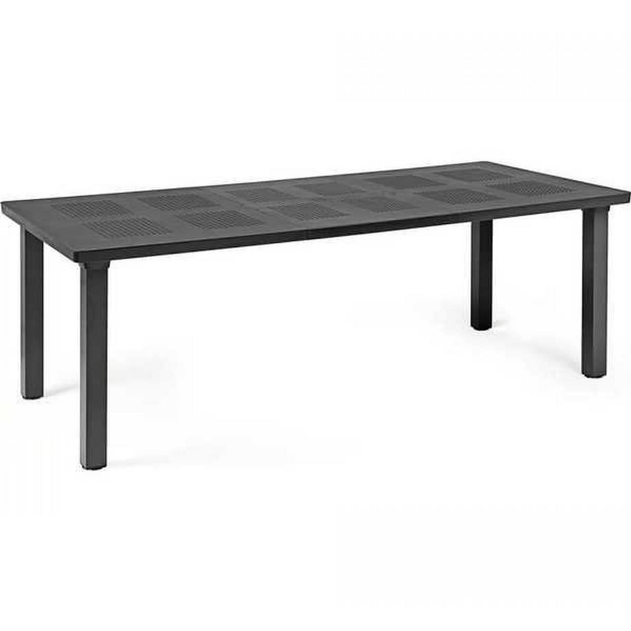 Table de jardin extensible Libeccio anthracite 160