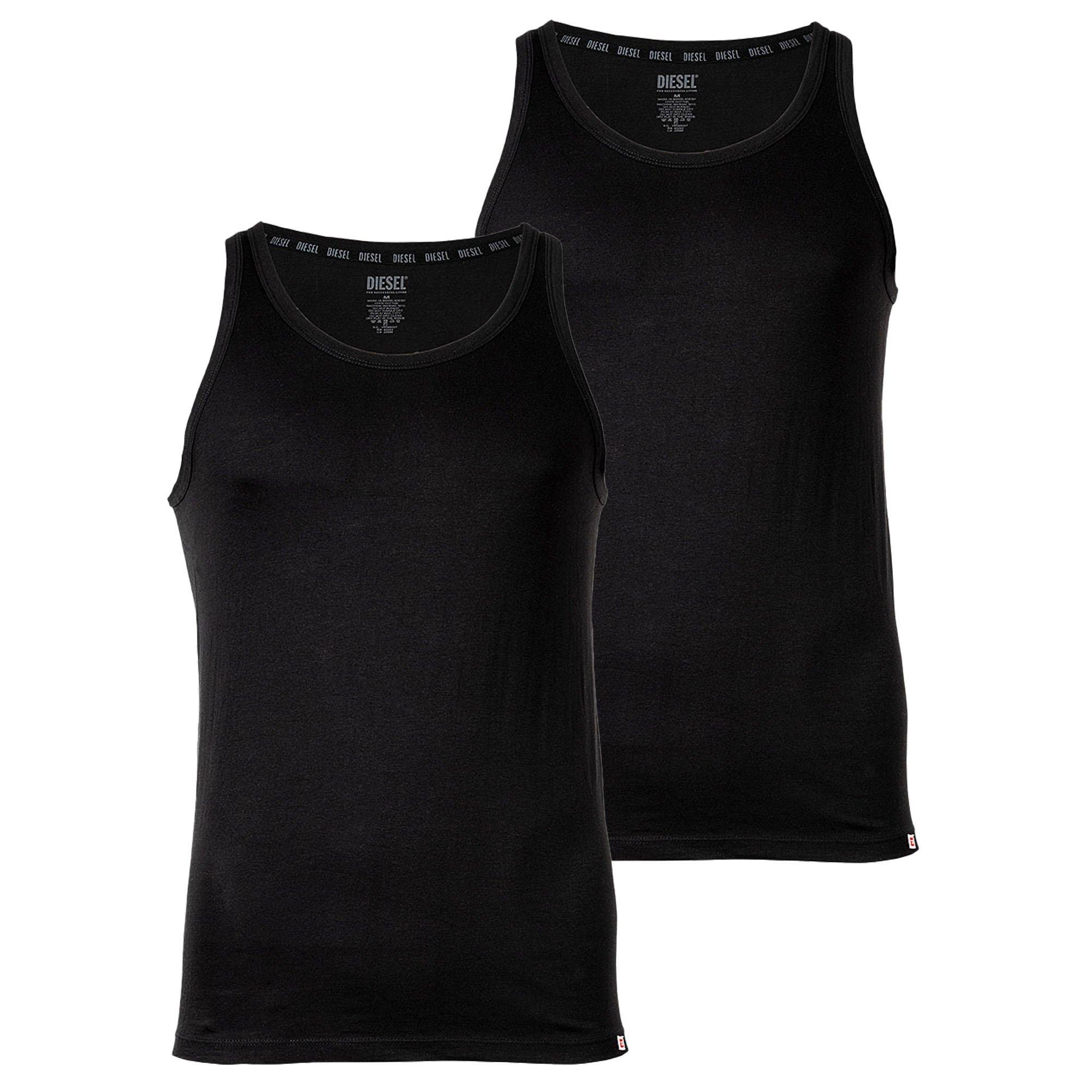 Image of Unterhemd 2er Pack Stretch-umtk-johnny-twopack Herren Schwarz S