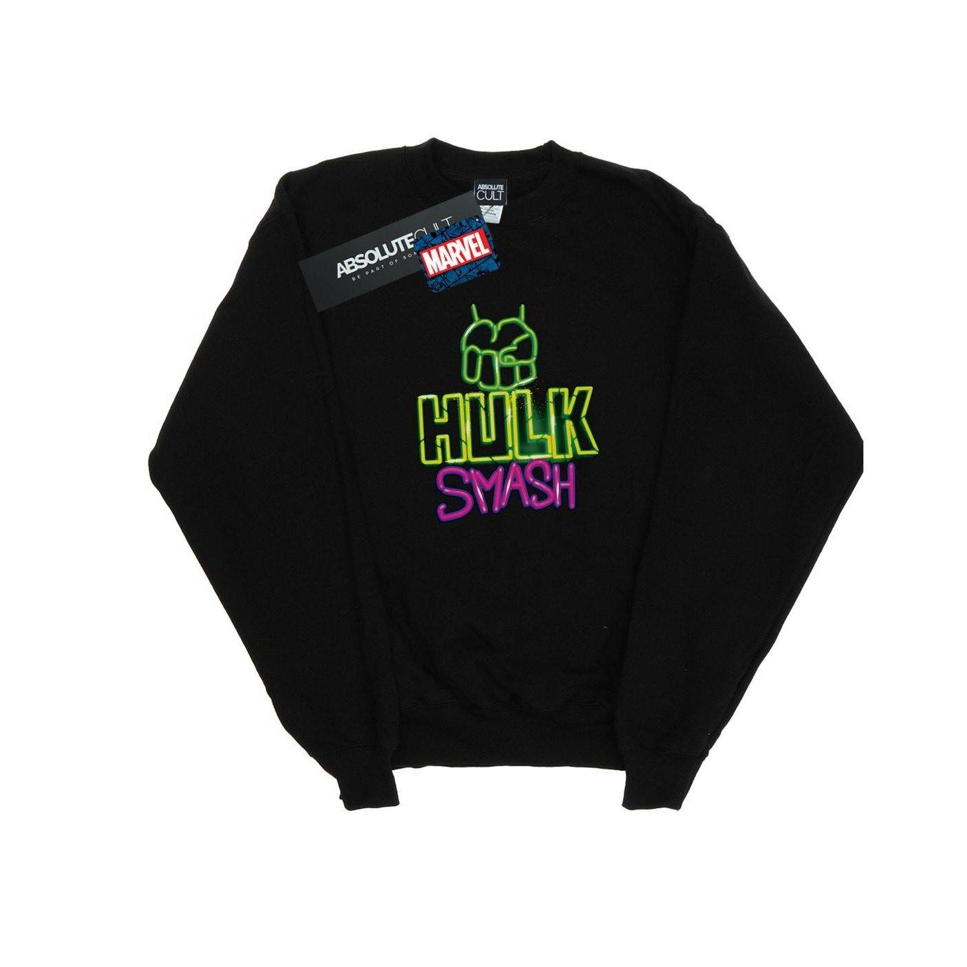Image of Hulk Smash Sweatshirt Mädchen Schwarz 128