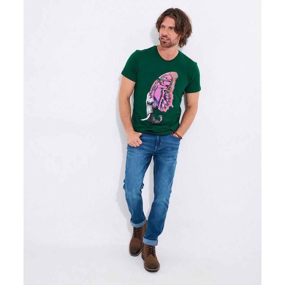 Joe Browns T-Shirt Graphique Éléphant et Papillon  