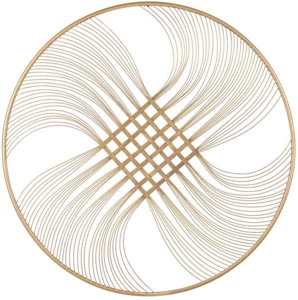 Image of Wanddekoration Zaira Gold 90x90 Wanddekoration Zaira Gold 90x90