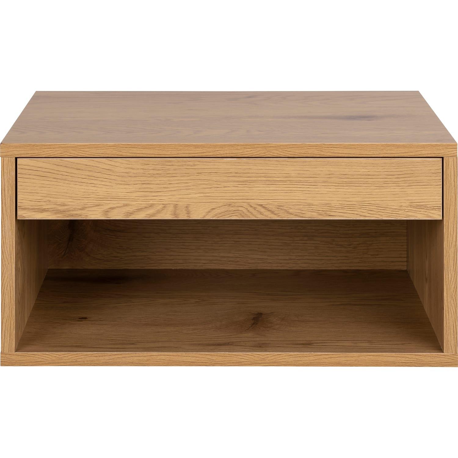 mutoni Table de chevet Vezins naturel 50x35  