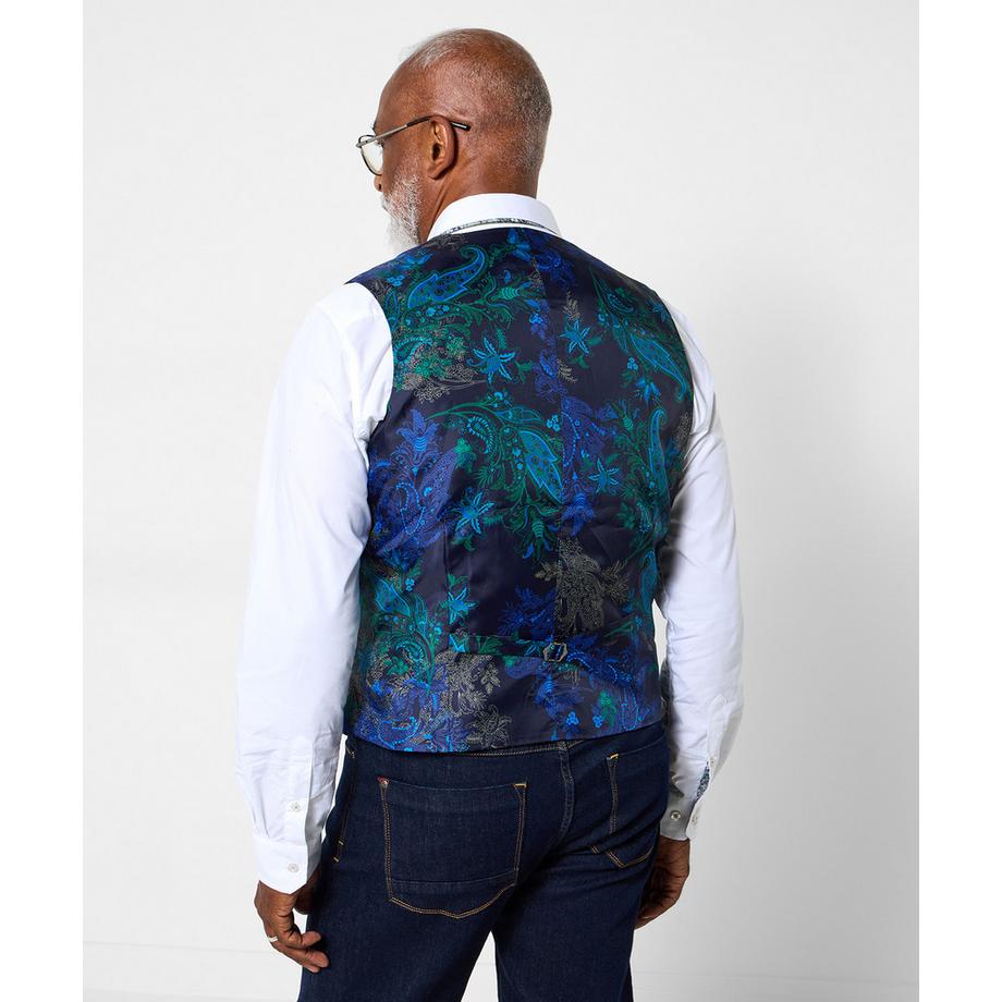 Joe Browns Gilet a Quadri Bottoni a Contrasto Vestibilità Regolare  