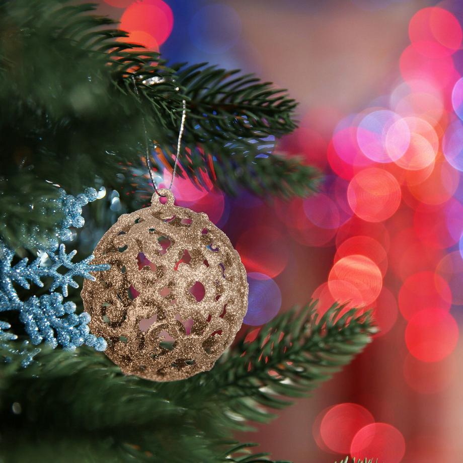 Northix Weihnachtskugeln-Set, 150-teilig  