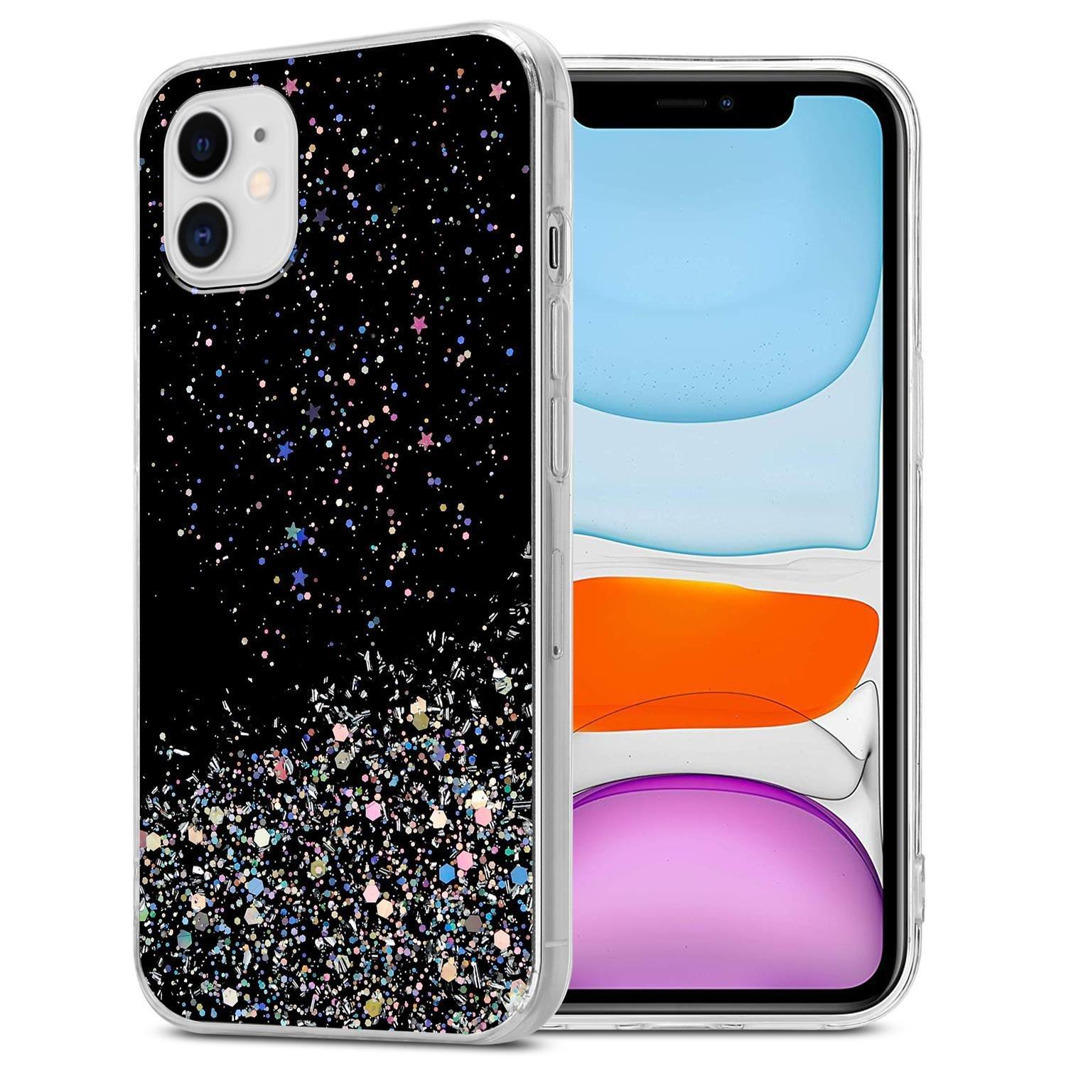 Image of Hülle für Apple iPhone 11 PRO TPU Silikon mit funkelnden Glitter