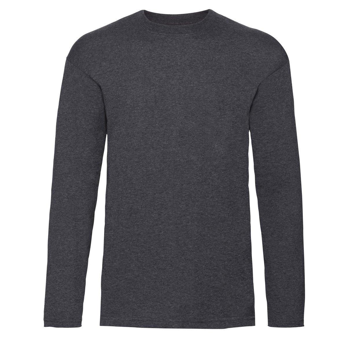Image of Valueweight Crew Neck Langarm-t-shirt Herren Taubengrau XXL