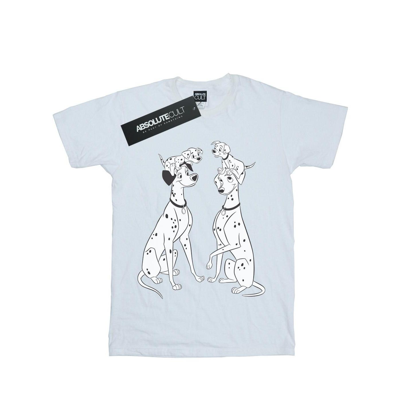 Image of 101 Dalmatians Family Tshirt Jungen Weiss 116
