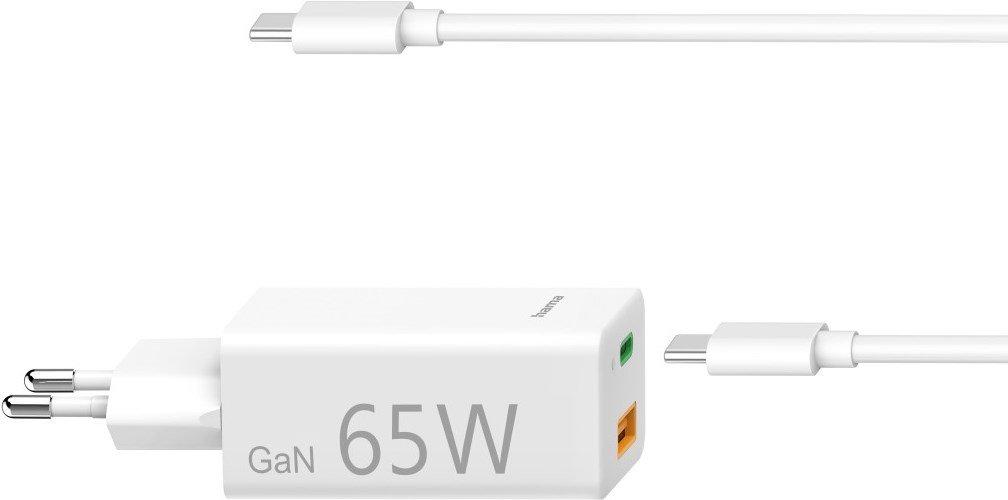 hama  USB-C Alimentatore per Notebook, 65W - bianco 