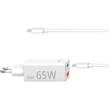 USB-C Alimentatore per Notebook, 65W - bianco