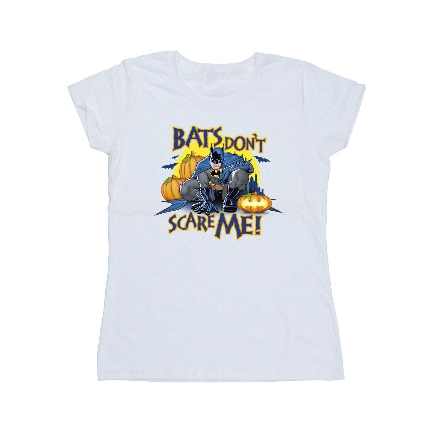 Image of Batman Bats Don't Scare Me Tshirt Damen Weiss L