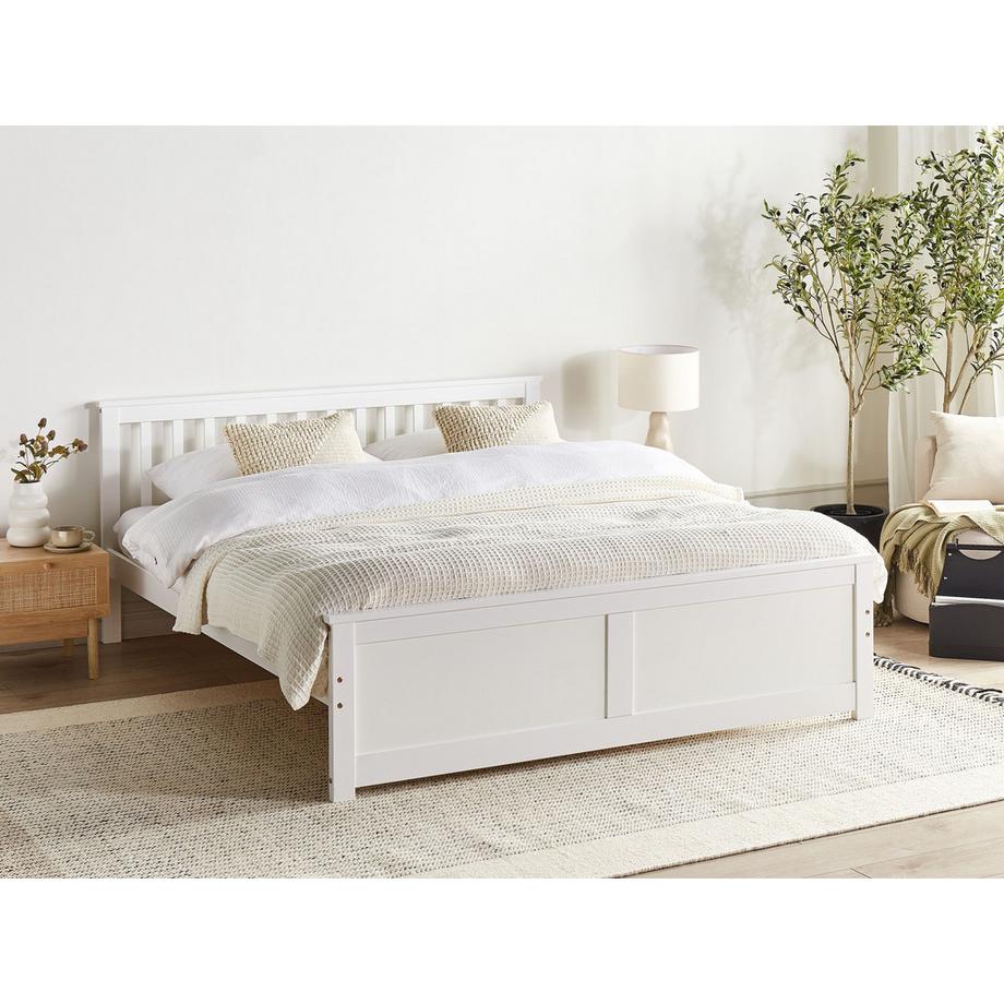 Beliani Letto en Legno di pino  OLENDON  