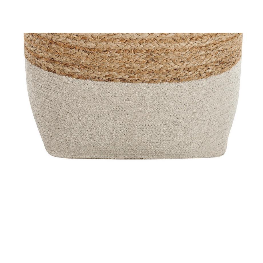 Beliani Pouf en Coton Scandinave KIRAMA  