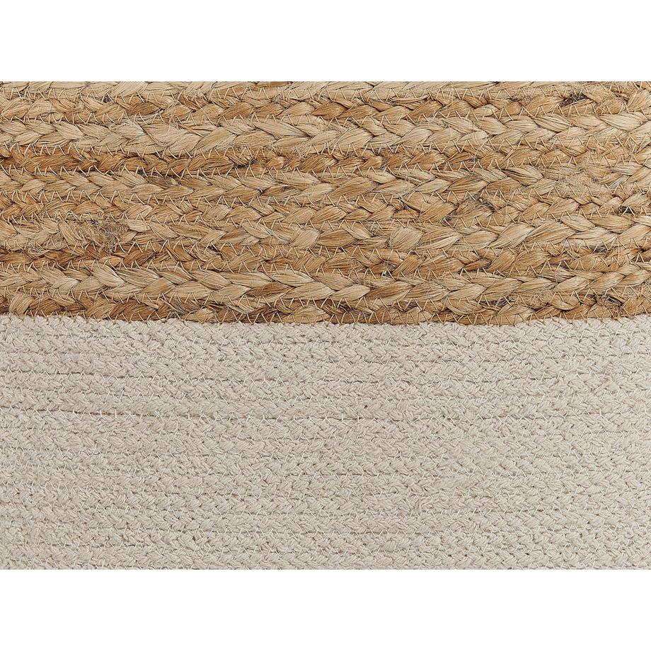 Beliani Pouf en Coton Scandinave KIRAMA  