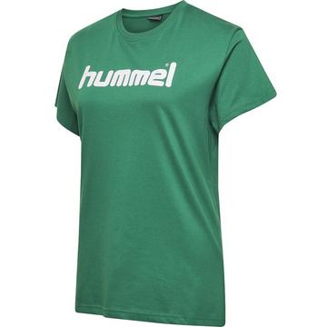 damen-t-hirt cotton logo