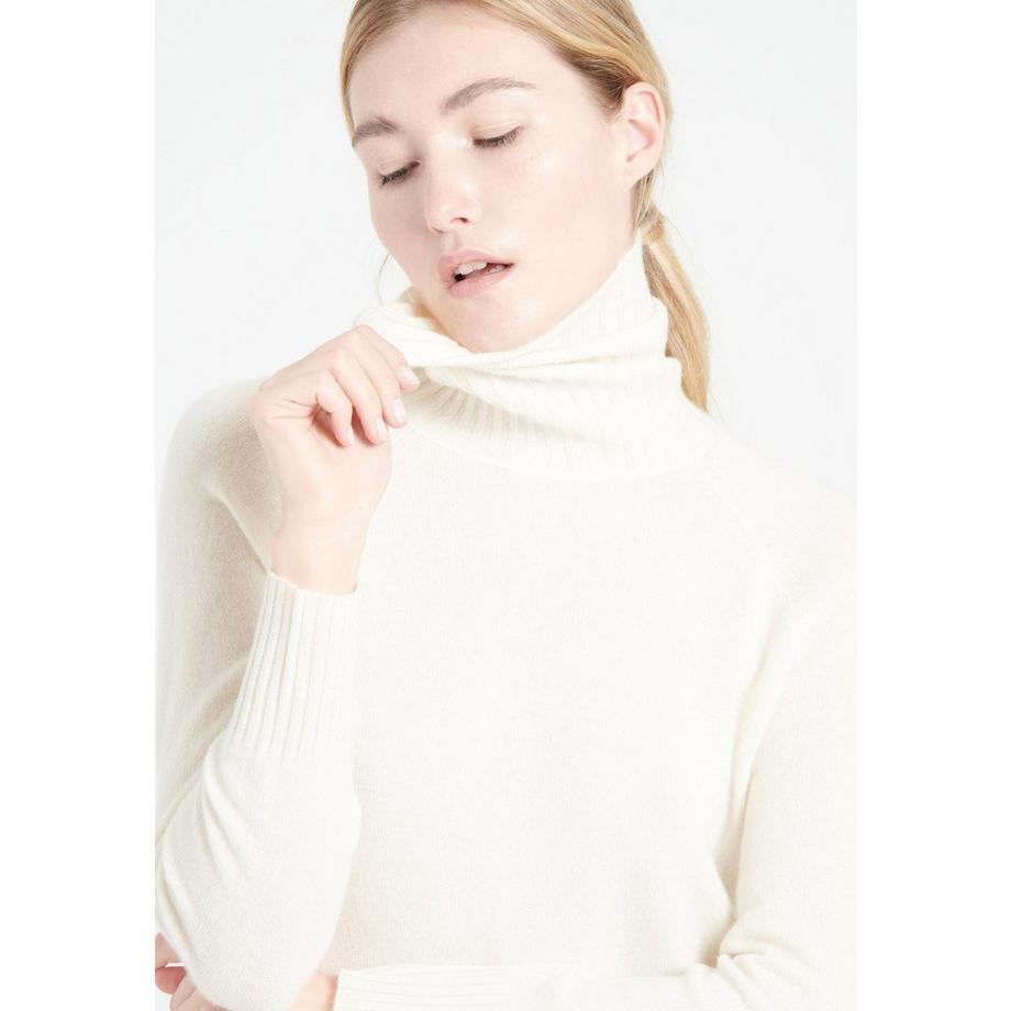 Studio Cashmere8 LILLY 22 Pull Col Roulé Cachemire  