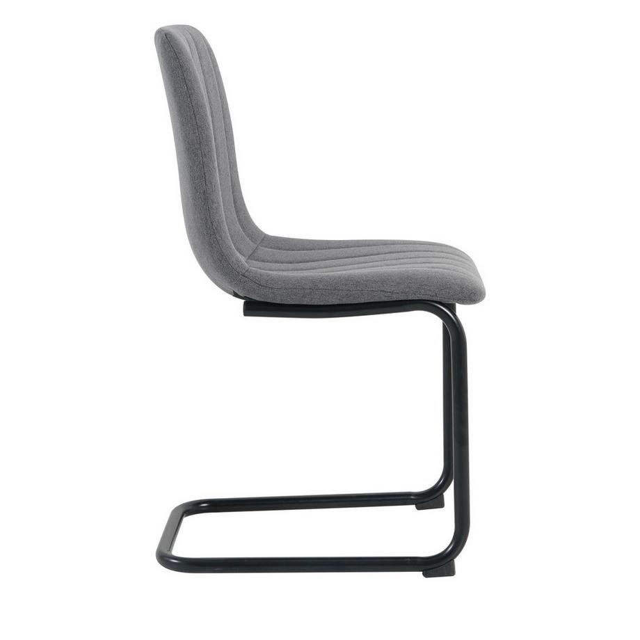 mutoni Chaise Apex anthracite (lot de 2)  