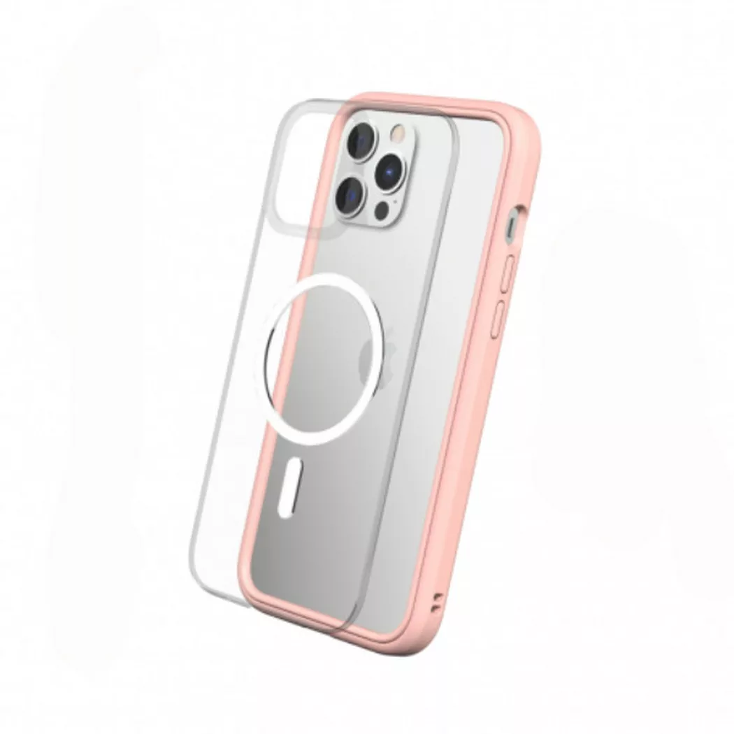 Rhinoshield - Coque Magsafe iPhone 15 Plus MOD NX(TM), Rose