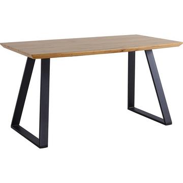 Tavolo da pranzo Trestric in metallo naturale 140