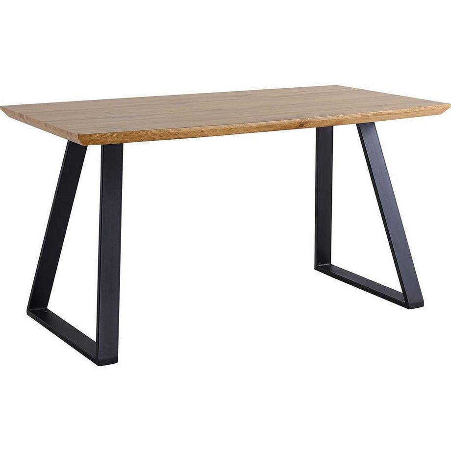 mutoni Tavolo da pranzo Trestric in metallo naturale 140  