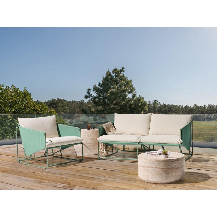 Beliani Lounge Set aus Stahl  PONTE  