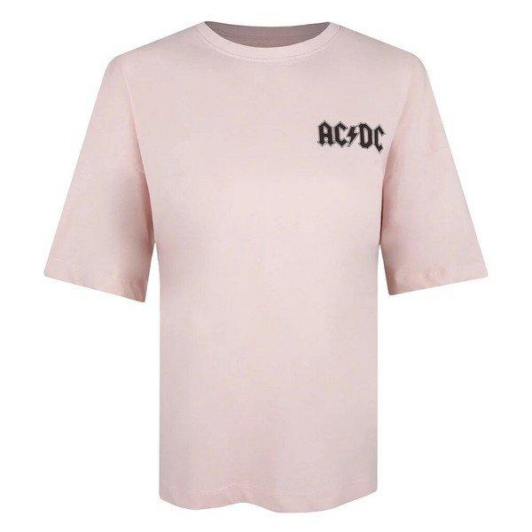 Image of Acdc 1982 Rock Tour Tshirt Damen Pink S