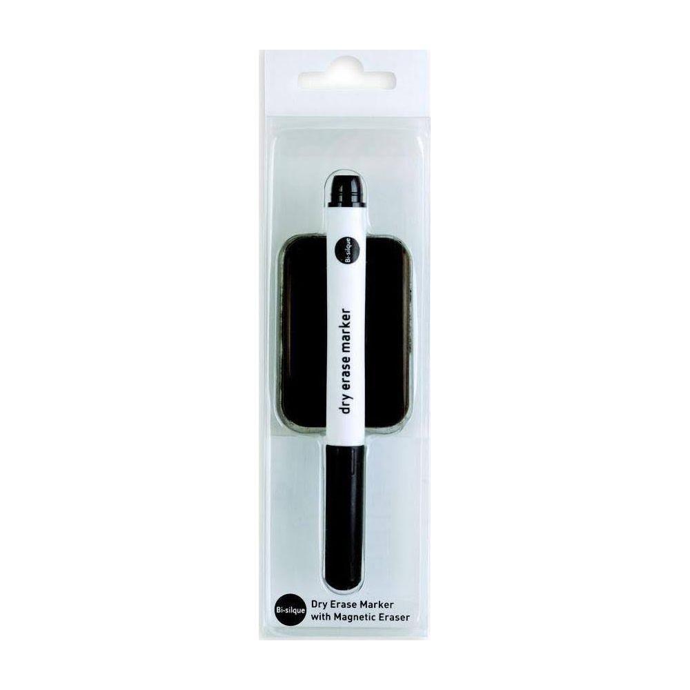 Image of Whiteboard Marker Drywide + Magnetic Eraser Schwarz Schwarz