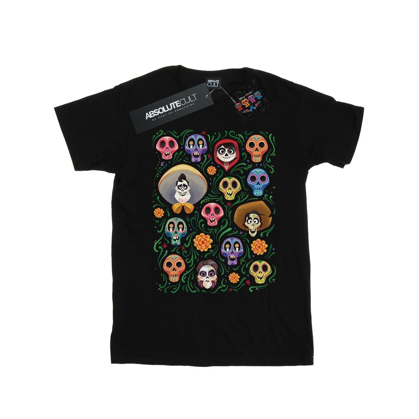 Image of Coco Heads Pattern Tshirt Mädchen Schwarz 140/146