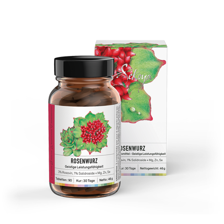 Sekoya Swiss  Rosenwurz | Rhodiola Rosea | Gegen Stress 