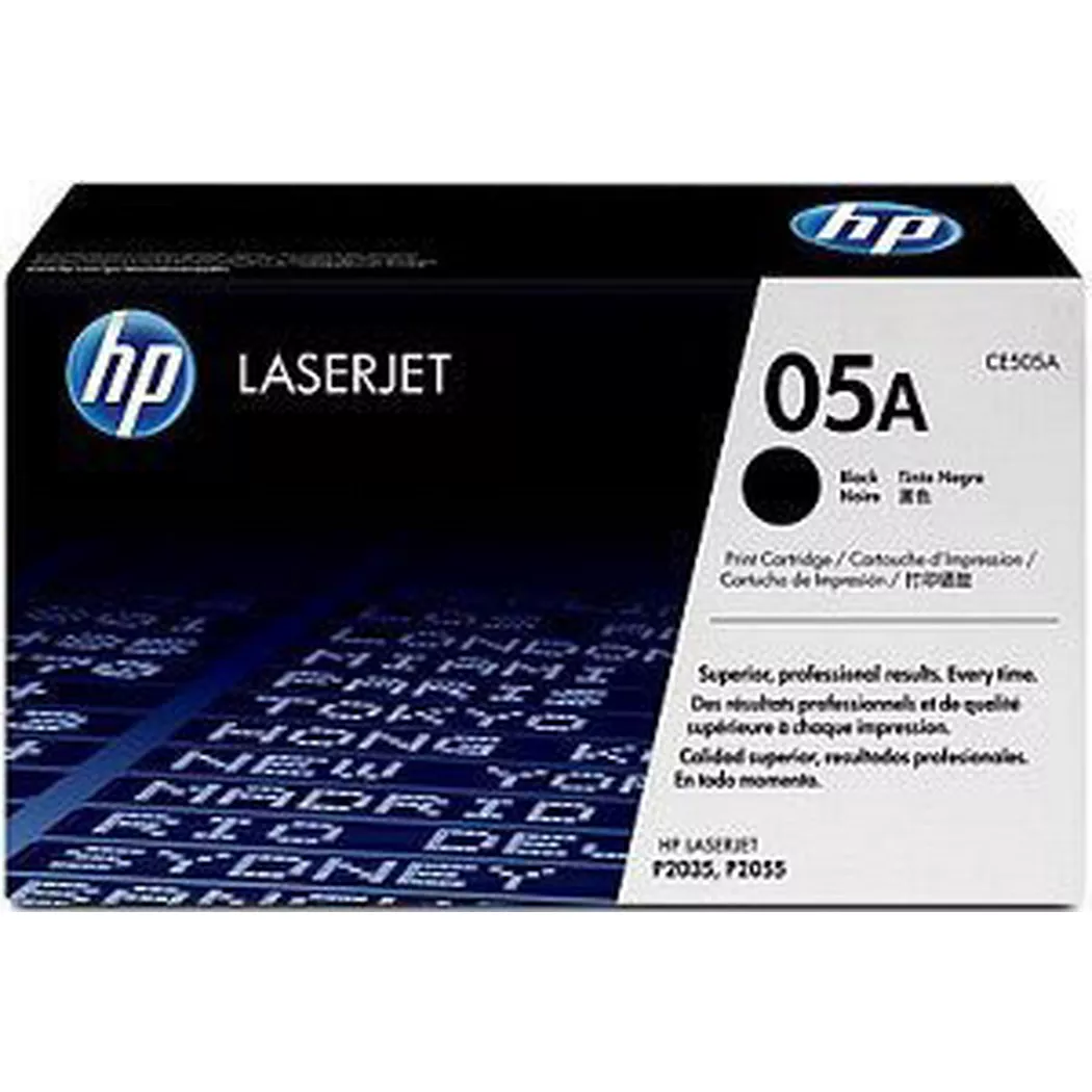 Hewlett-Packard – HP Toner-Modul 05A schwarz CE505D LaserJet P2035/55 2 Stück, One Size