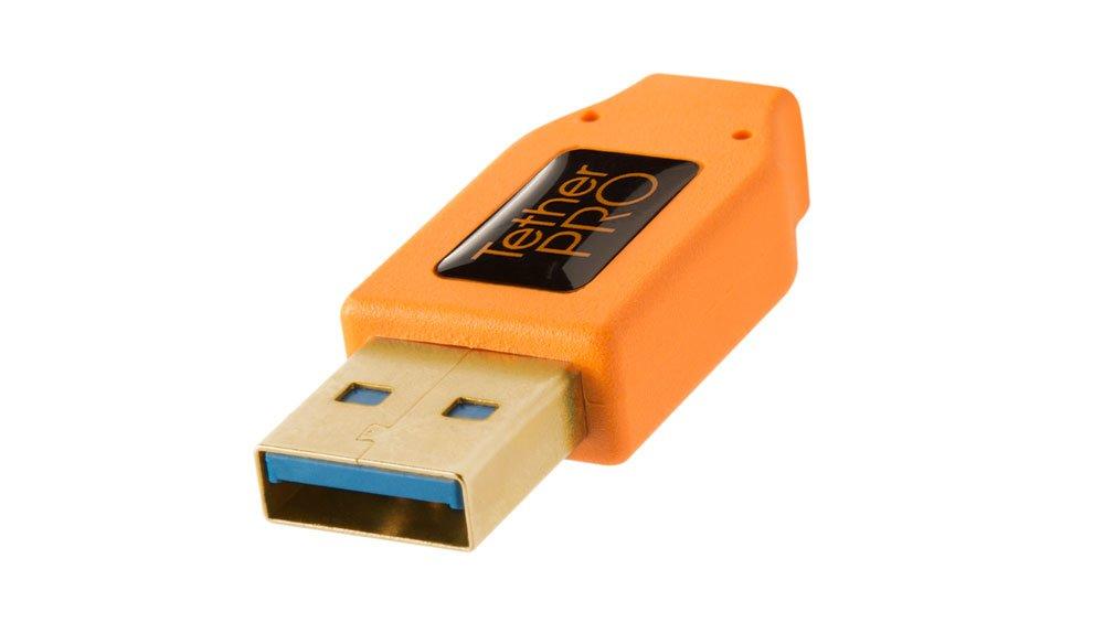 Tether Tools  CU61RT15-ORG cavo USB 4,6 m USB 3.2 Gen 1 (3.1 Gen 1) USB A Micro-USB B Arancione 