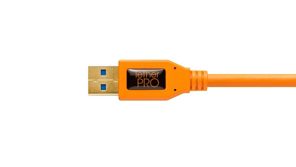 Tether Tools  CU61RT15-ORG cavo USB 4,6 m USB 3.2 Gen 1 (3.1 Gen 1) USB A Micro-USB B Arancione 