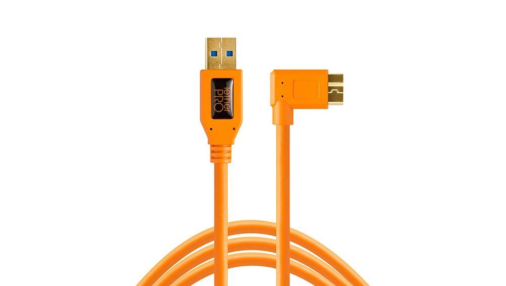 Tether Tools  CU61RT15-ORG cavo USB 4,6 m USB 3.2 Gen 1 (3.1 Gen 1) USB A Micro-USB B Arancione 