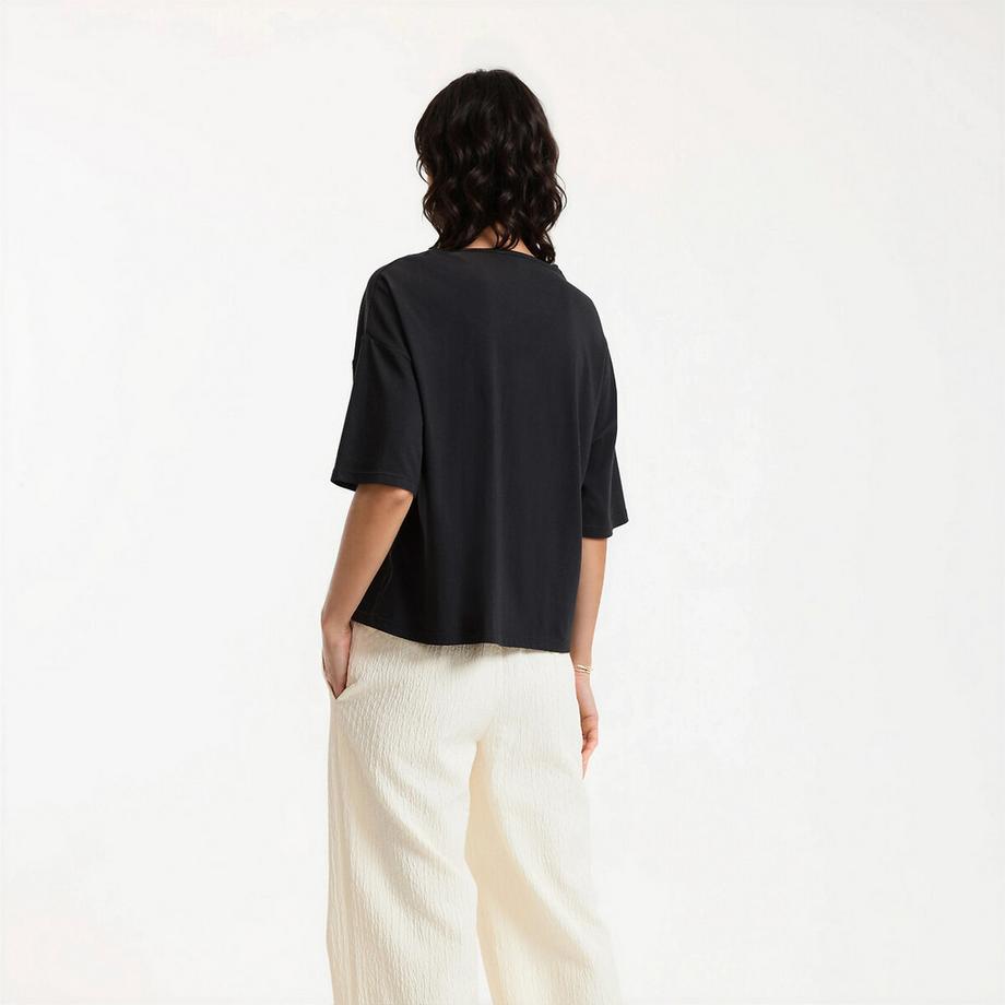 La Redoute Collections T-Shirt Girocollo Maniche Corte con Dettaglio Cut-Out  