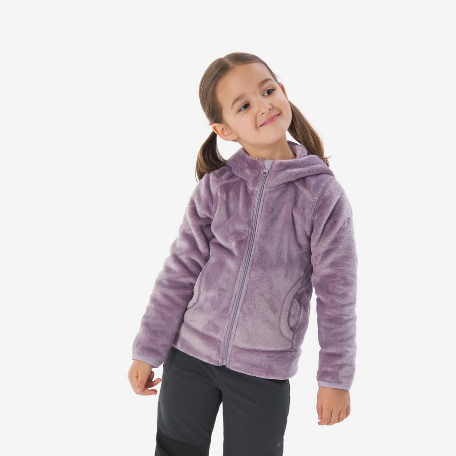 QUECHUA MH500 Warme Wanderfleecejacke für Kleinkinder  