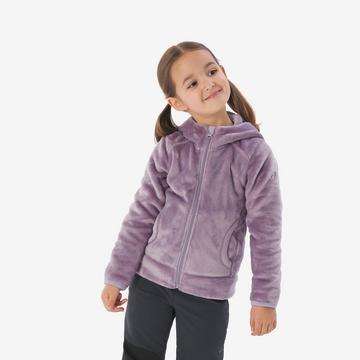 Veste de randonnée chaude en polaire enfant NH500 zippée