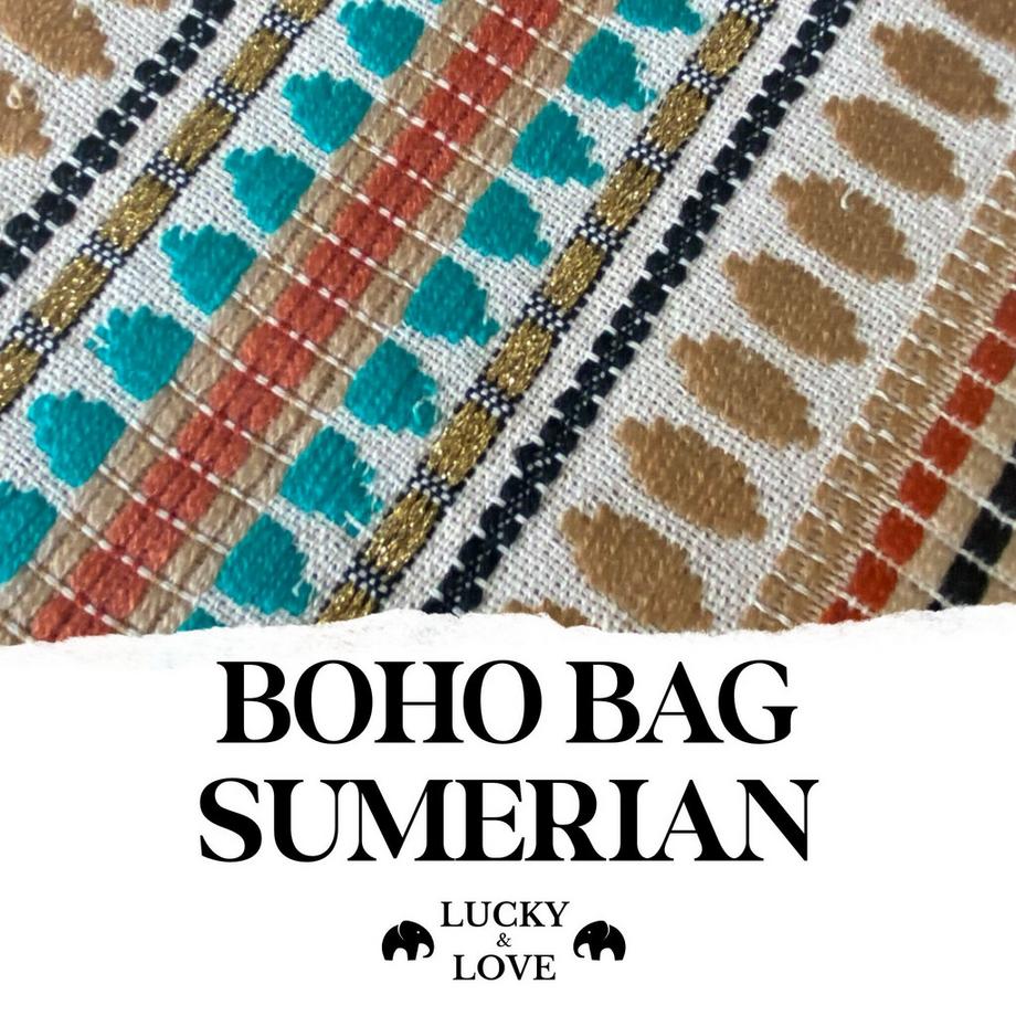 LUCKY & LOVE Borsa a mano tessuta Sumerian  