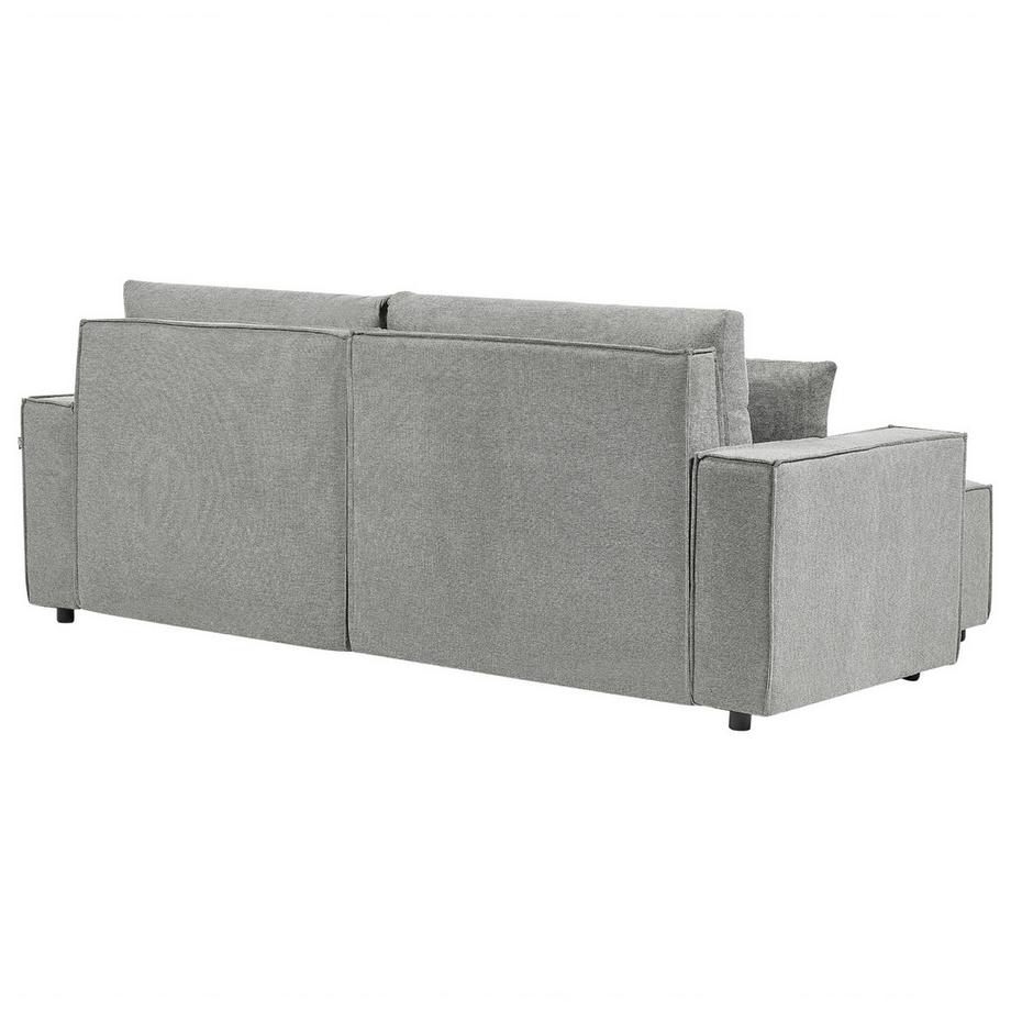 Beliani Ecksofa aus Stoff  KARILA  