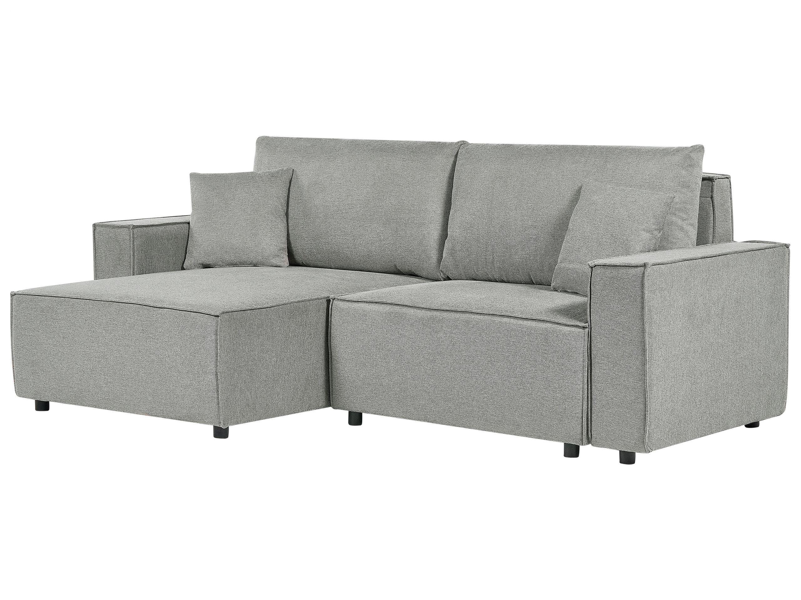 Beliani Ecksofa aus Polyester Minimalistisch KARILA  