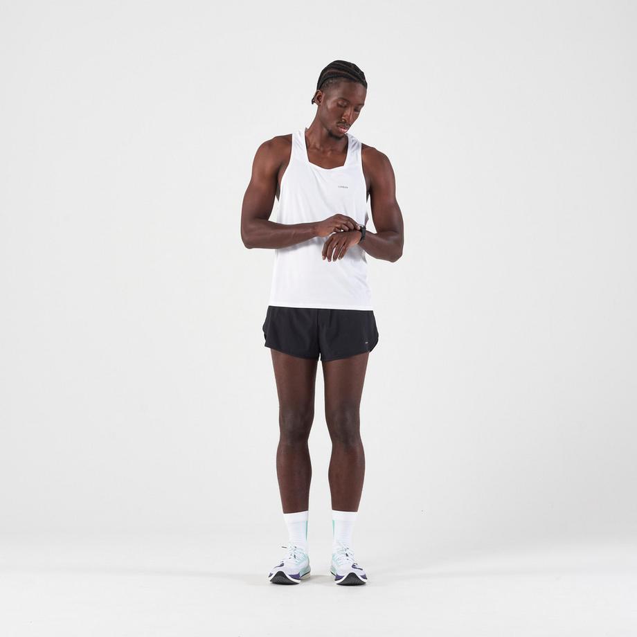 KIPRUN  Pantaloncini da running uomo Run 500 Comfort Split 