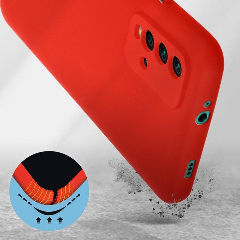 Avizar  Cover Xiaomi Redmi 9T Soft Touch rossa 