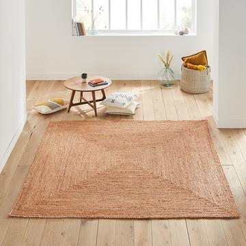 Tapis jute carré