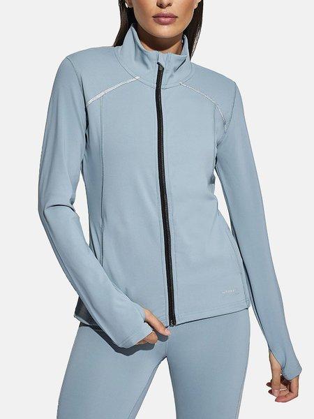 Image of Sportjacke Mit Reißverschluss Und Langen Ärmeln Tech St4 Damen Grün S